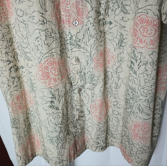 Toes On The Nose Dream Fit Coastline Shirt Mens XXL Hawaiian Tencel Linen Blend - Picture 6 of 12